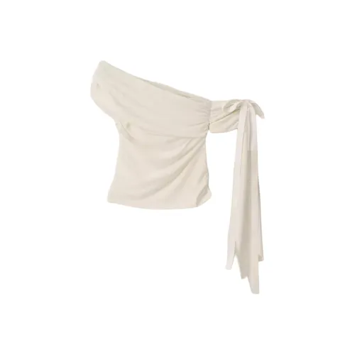 SLEEP AT 11 Белый топ Женские Т-рубашки