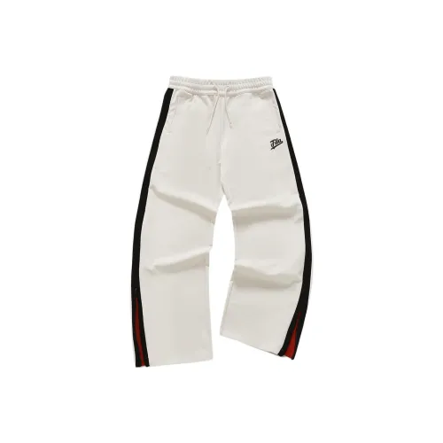 FILA FUSION Вязаные тренировочные брюки женские цвет облачно-белый