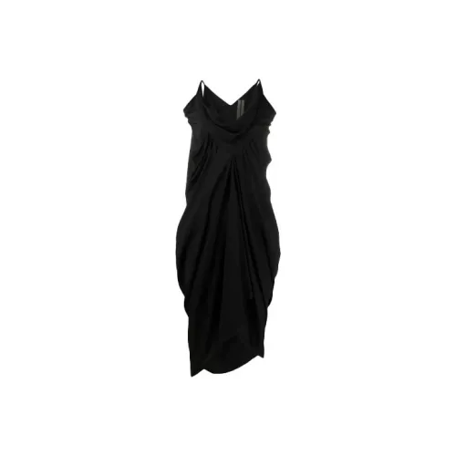 RICK OWENS Черные Женские Слиплатья