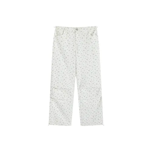 KING PRINCE Повседневные брюки Женские Белые