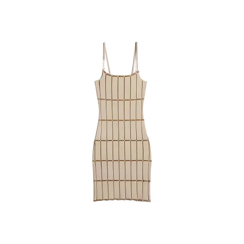 Jacquemus Светло-янтарные Женские Платья без рукавов