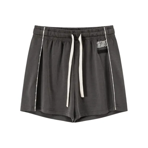 CHUU Черно-серые Женские Повседневные шорты