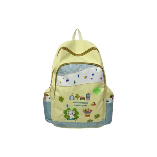 Homeboisportclub Композитная ткань Рюкзак Женские Светло-желтый