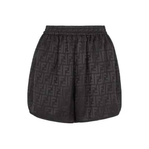 FENDI SS22 Повседневные шорты Женские Черные