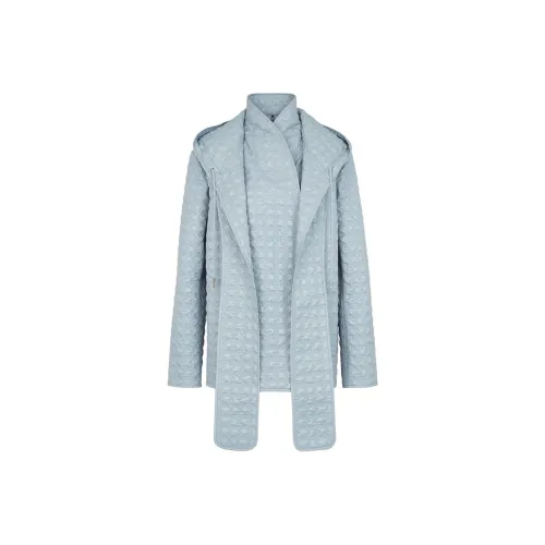 FENDI FW24 Хлопковый пуховик Женский Светло-Синий