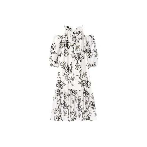 PEACEBIRD Длинное платье с длинными рукавами женское