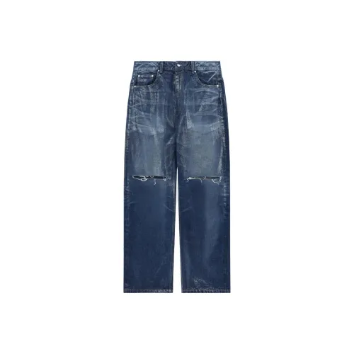 WE11DONE SS23 Синие Женские Джинсы
