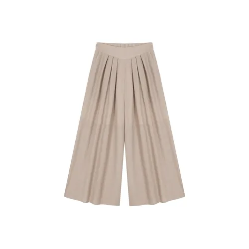 IHIMI Повседневные брюки Женские Бежево-абрикосовый