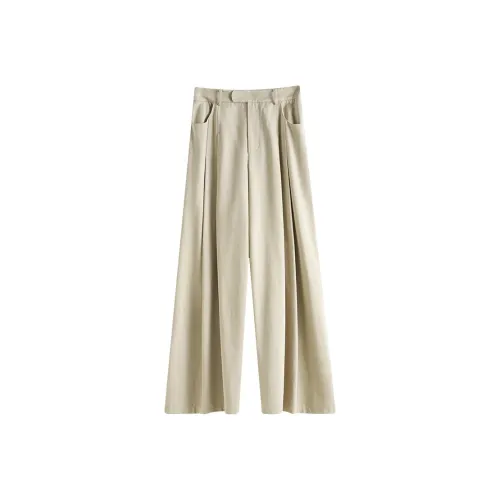 FANSILANEN Повседневные брюки Женские Светло-серый зеленый