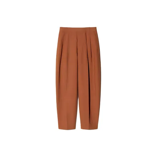 UNIQLO Comptoir des Cotonniers Collaboration SS25 Повседневные брюки Женские Оранжевые