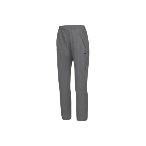 PUMA T7 Core Knit Training Брюки W Вязаные Тренировочные Брюки Женские Средний Фотиния Серый