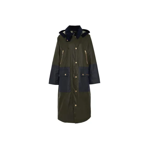 BARBOUR FW24 Пуховая куртка Женская Оливковая