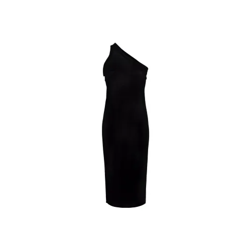 RICK OWENS Черные Женские Платья без рукавов