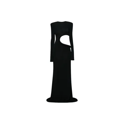 annakiki Black Женские Длинные Рукава Платья