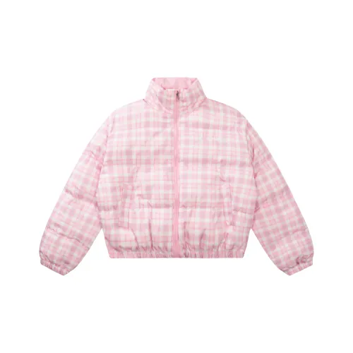 BDGU Хлопковый пуховик женский розовый