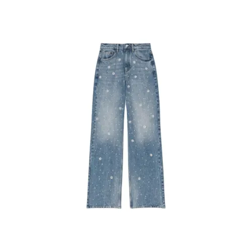 Maje Chinese New Year Series Синие Женские Джинсы