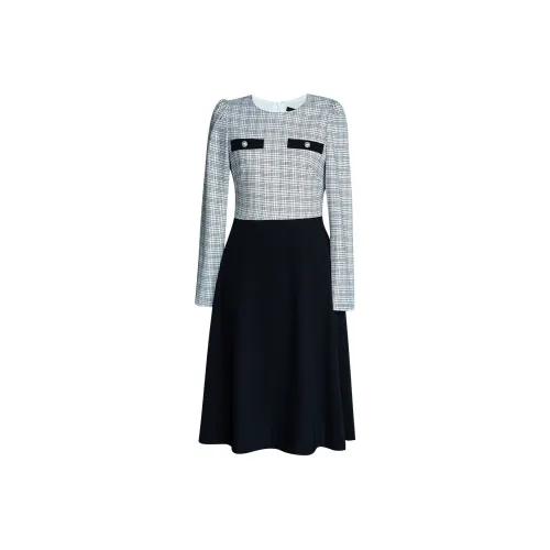 ROEYSHOUSE Длинное платье с длинными рукавами женское многоцветное