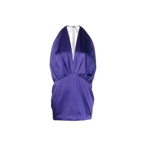 Blumarine FW22 Sleeveless Dress Women's Purple