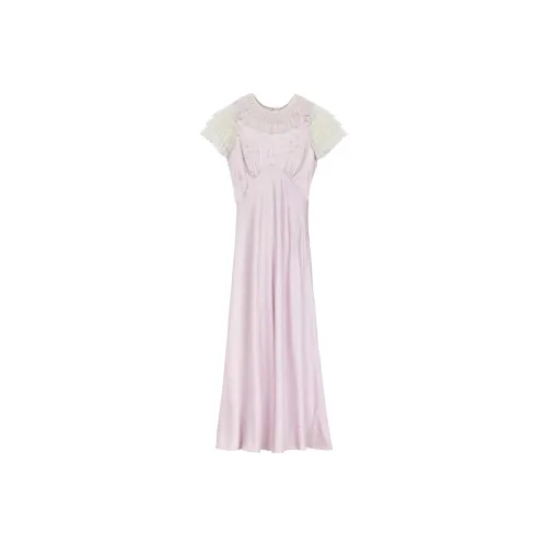 DOEN EVONNA Платье Короткое с Длинными Рукавами Женское Фиолетовое Чертополох Цвет