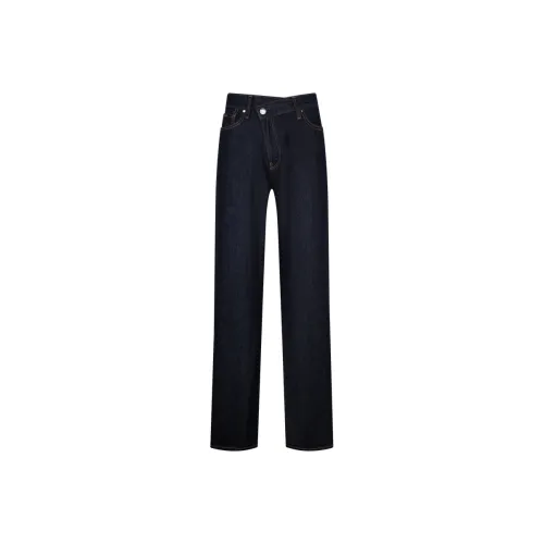 Calvin Klein Spring Festival Red Magenta WDP Denim Черные Женские Джинсы
