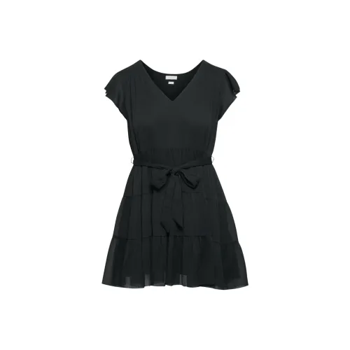 ARITZIA Little Moon SOL Платье Короткий Рукав Платье Женское Черное