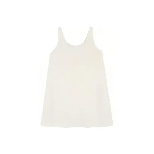 HACHIXIAOJIE Gwen Белый Женские Слип-платья