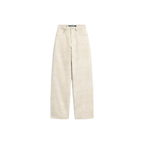 Jacquemus Бежевый/Бежевый Женские Джинсы