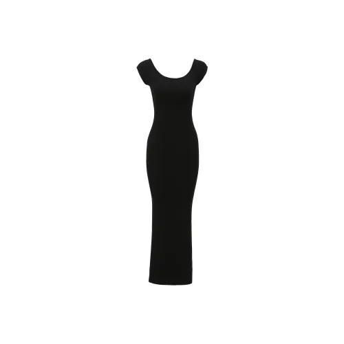 ZUKIZUKI Короткое платье с короткими рукавами женское черное