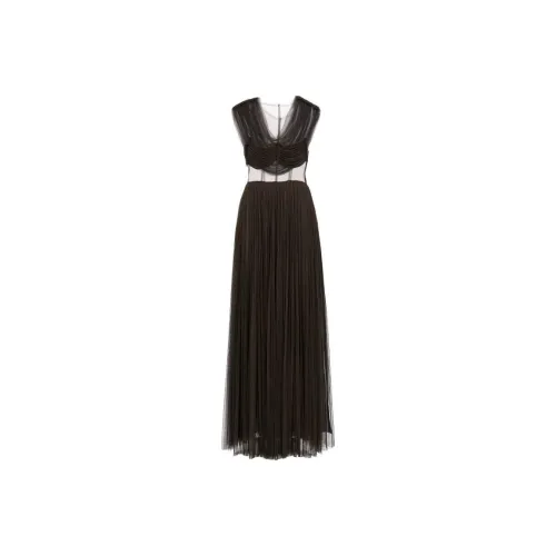 Lanvin Черные Женские Платья без рукавов