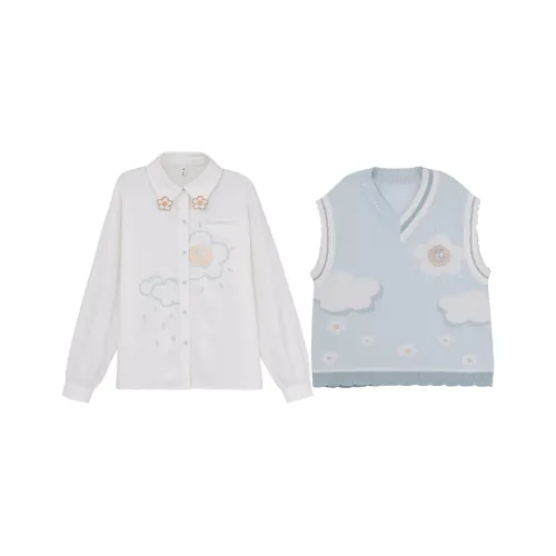 Snbl Подсолнух Набор Женские Комплекты с рубашками