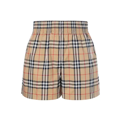 Burberry Повседневные шорты Женские Бежевые