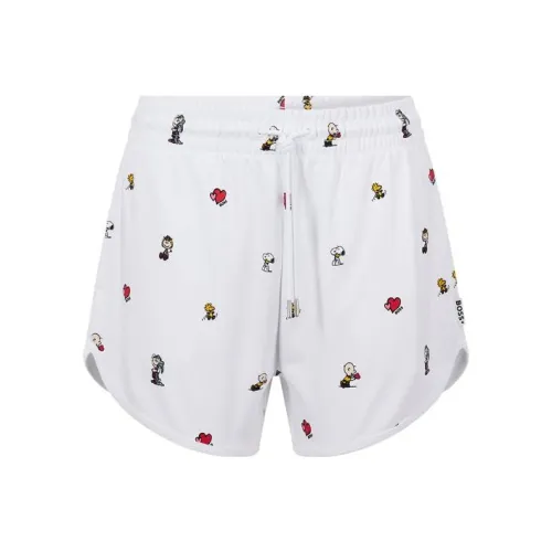 Hugo Boss X PEANUTS SS22 Повседневные шорты Женские Белые
