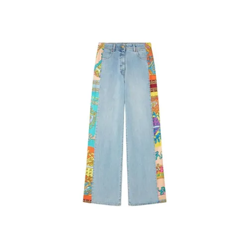 VERSACE Синие Женские Джинсы
