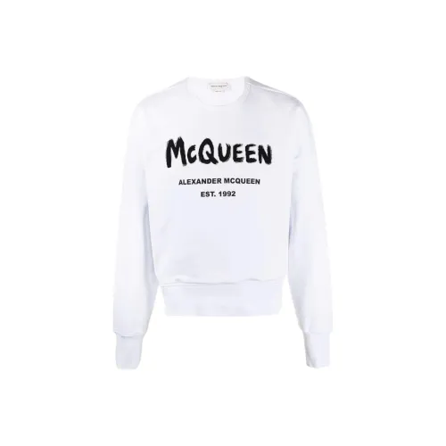 Alexander McQueen Белый Мужской Свитшот