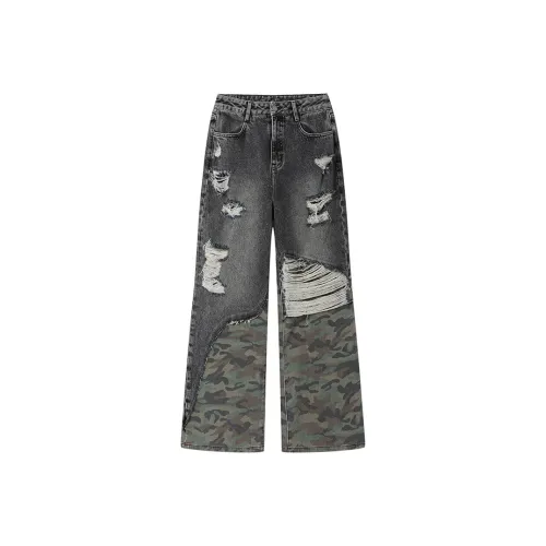 ANDREA MARTIN Серые Женские Джинсы