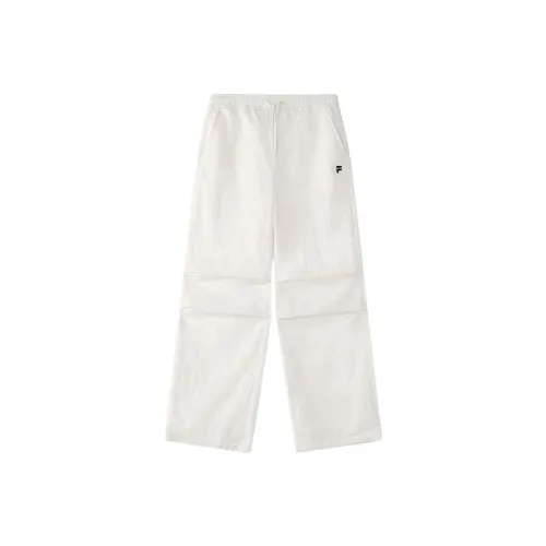 FILA FUSION FOB Sports Lifestyle Collection SS25 Повседневные брюки Женские Молочно-туманный белый WT