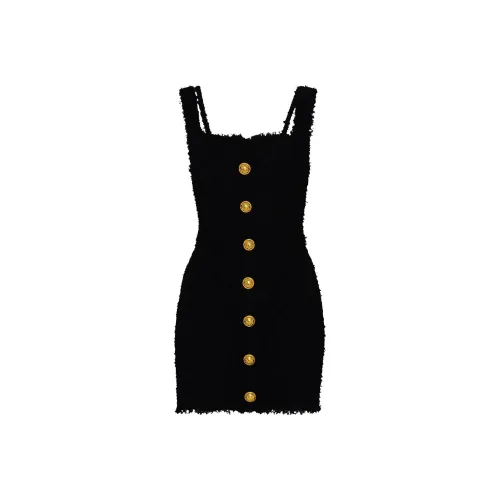 BALMAIN Черные Женские Слиплатья