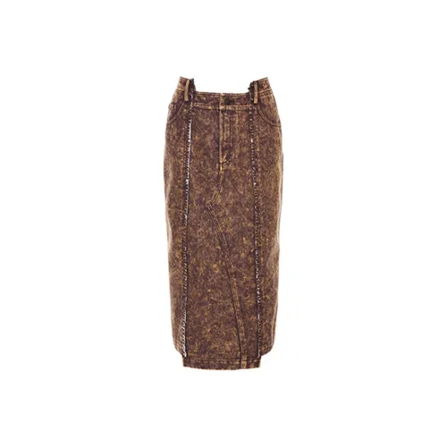 Laurence Chico SS22 Юбка Кофе