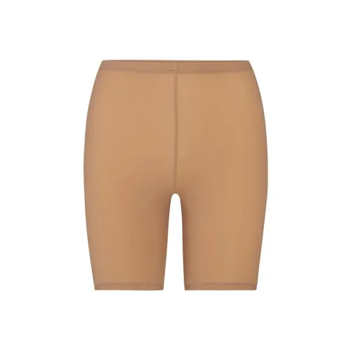 SKIMS Fits Everybody Велосипед Короткие Повседневные Шорты Женские Sienna Охра