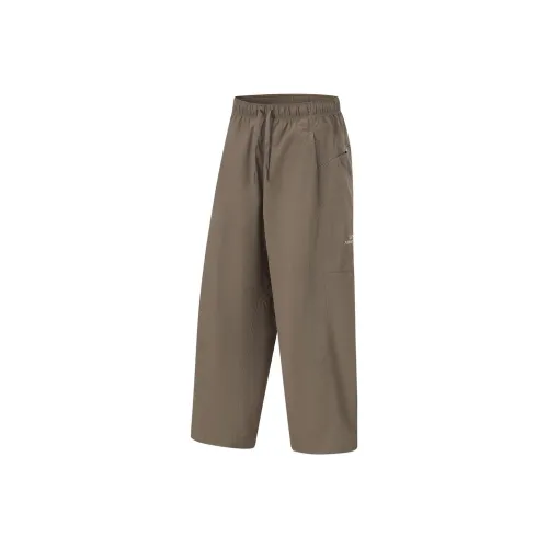 LINING Fitness Series Вязаные тренировочные штаны женские цвет грибной коровы