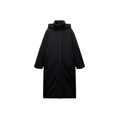 ZARA Trf Черные Женские Объёмные Куртки (Пуфы)