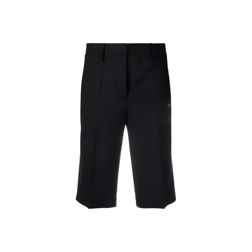Off Белый SS21 Черный Женские Повседневные шорты