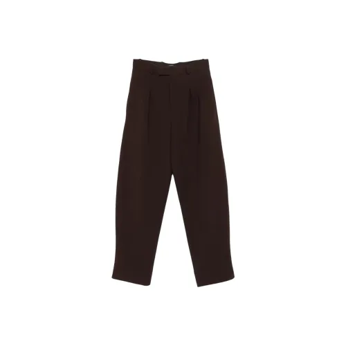 WARDROBE.NYC Кедровый Коричневый Женские Повседневные Брюки