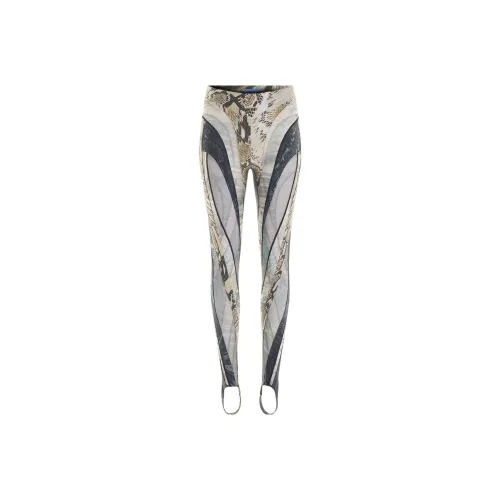 Mugler FW23 Leggings Женские Многоцветные