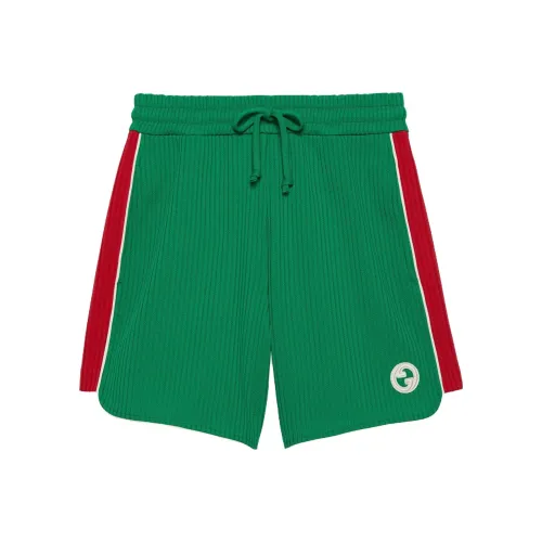 GUCCI Зеленые Женские Повседневные Шорты