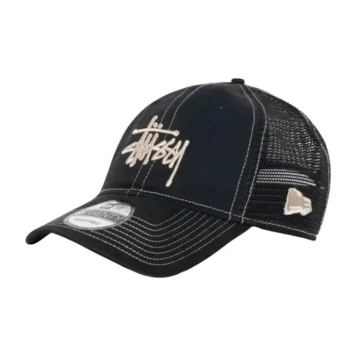 Stussy Хлопок Полиэстер Бейсболки Унисекс Черный