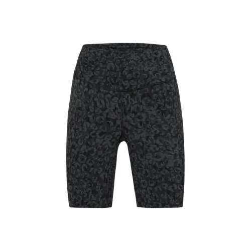 lululemon Base Pace Повседневные шорты Женские Камуфляж Темно-угольный Смешанный цвет