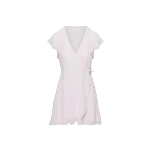 ARITZIA WILFRED Платье на соломке Короткий рукав Платье Женское Sugarplum Lilac Sugar Plum Lilac