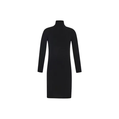 Bottega Veneta FW22 Длинное платье с длинными рукавами женское