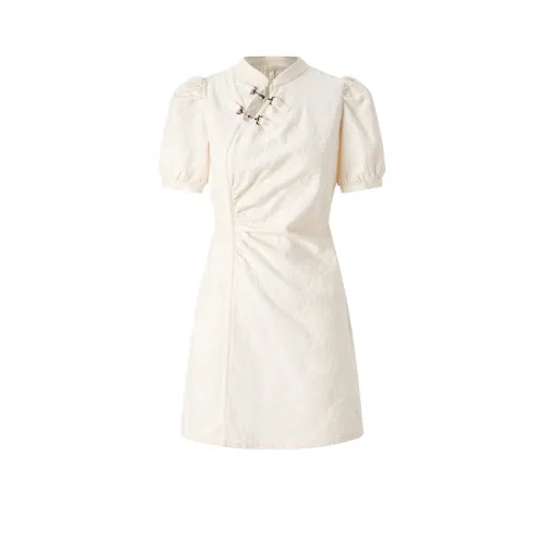 PEACEBIRD Короткий рукав Платье Женское